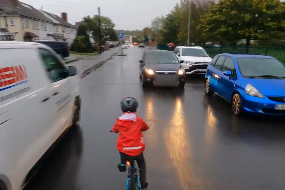 Sajid Javid and Jeremy Vine clash over video of five-year-old cyclist’s close pass