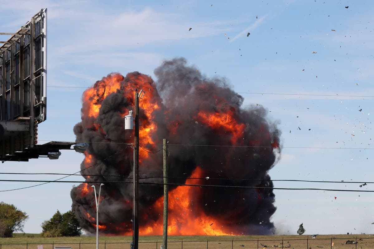 Six dead in airshow horror crash after two WW2 planes collide in mid-air