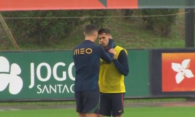 Cristiano Ronaldo involved in altercation with Cancelo during Portugal training