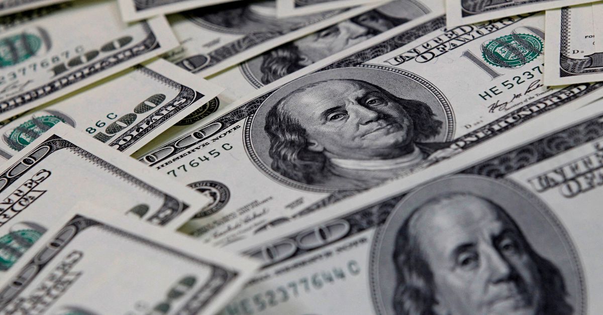 U.S. dollar down, still set for best year since 2015