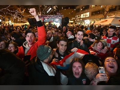 Croatian fans go wild as team knocks out World Cup favourites Brazil