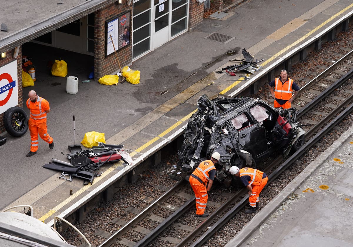 Man charged with Park Royal crash that saw car go onto Tube line