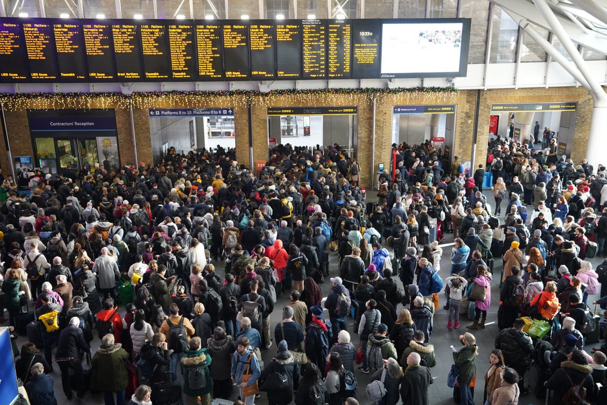 Transport chaos as strikes and delays blight holiday season travel