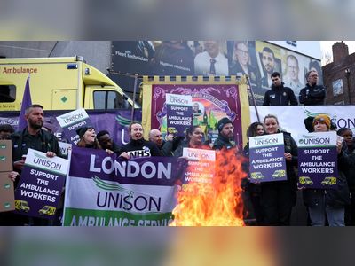 Thousands of UK ambulance staff strike as public urged to avoid risks