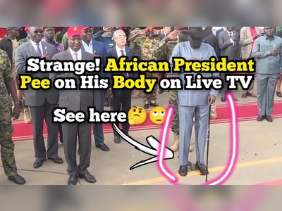 South Sudan President Wets Himself on Live TV