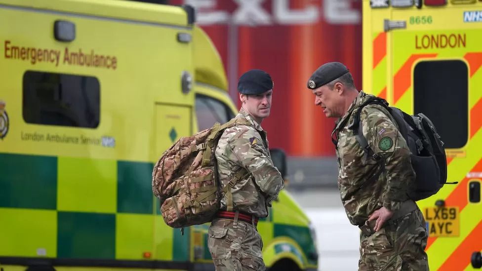 December strikes: 1,200 troops to cover for ambulances and Border Force