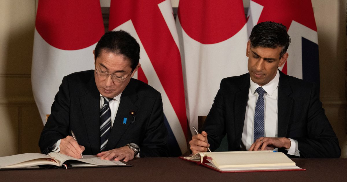 Britain, Japan sign defence pact during PM Kishida visit to London