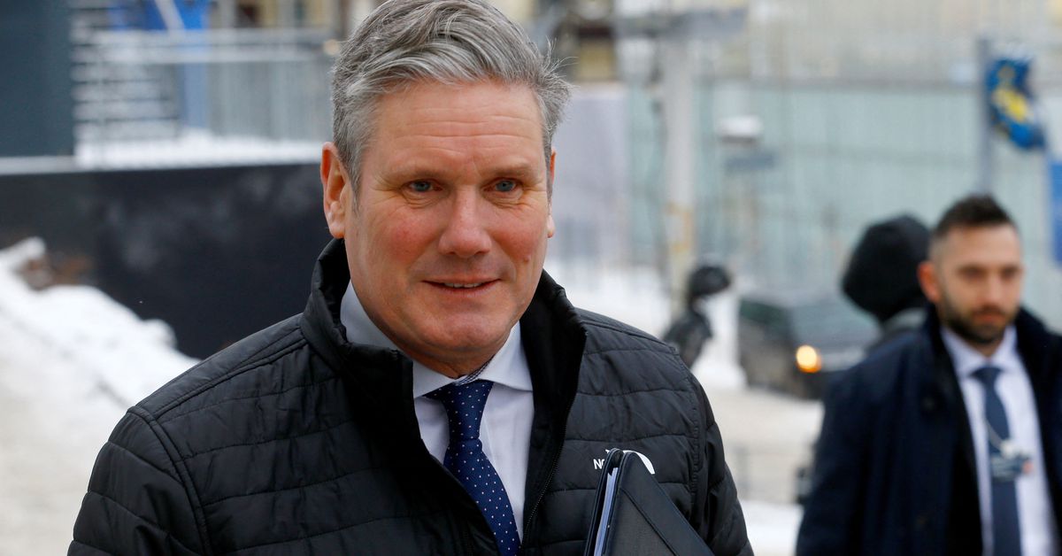 Davos 2023-Starmer says no new UK oil and gas fields under a Labour government