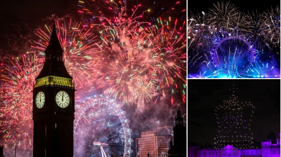 Brits welcome 2023 with spectacular New Year’s fireworks displays