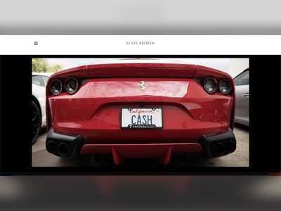 A former California lawyer wants to 'CASH' in on his 50-year old vanity plates. He's selling them for $2 million