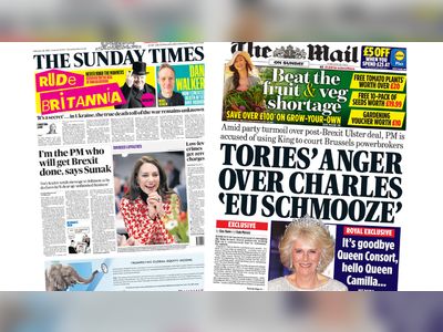 Newspaper headlines: Rishi Sunak on Brexit deal and 'Tory anger over Charles'