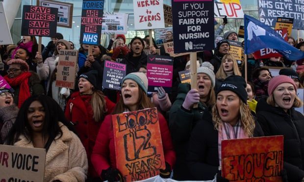 Nurses set to withdraw from A&E and intensive care units as strike intensifies