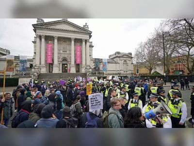 Protest at Tate Britain over drag queen children's story event