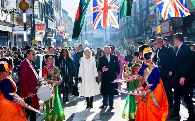 UK’s king, queen visit London’s Bangladeshi community