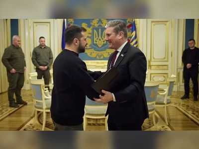 Keir Starmer meets Ukraine's President Zelensky in Kyiv