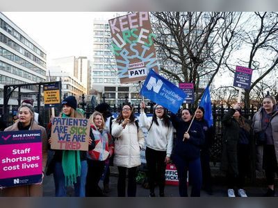 British workers stage largest strike in history of health service
