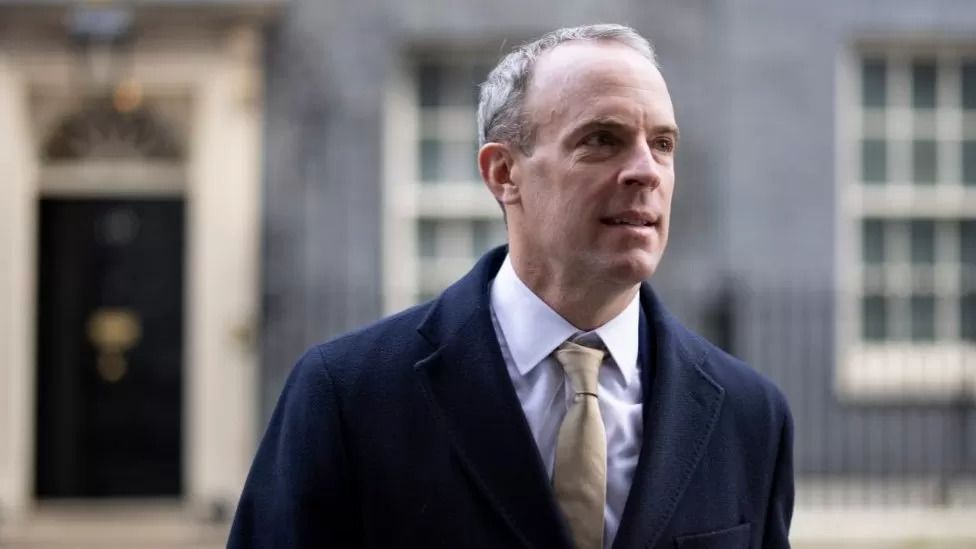 Dominic Raab should be suspended, says ex-Conservative chairman