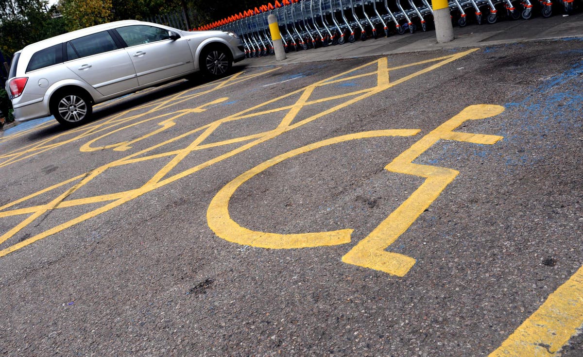 Motorist fined £650 after council ‘paints disabled bay around his car’
