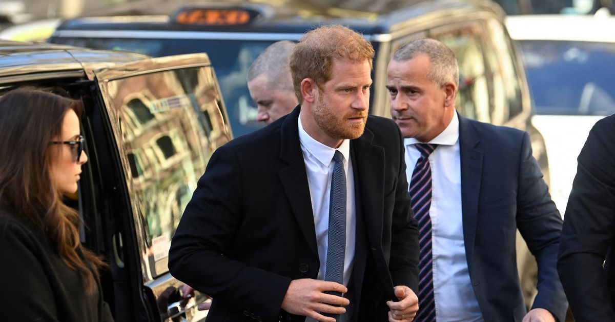 Prince Harry, Elton John appear at UK court in privacy lawsuit