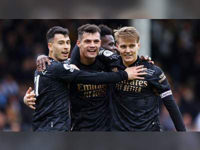 Arsenal beat Fulham to restore five-point lead
