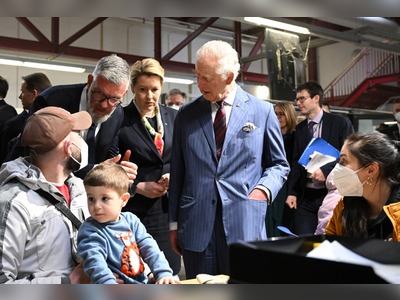 King Charles tells Ukrainian refugees in Berlin: ‘I’m praying for you’