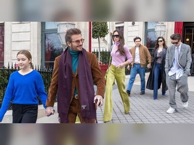 The Beckhams turn heads in stylish outfits on Brooklyn's birthday in Paris