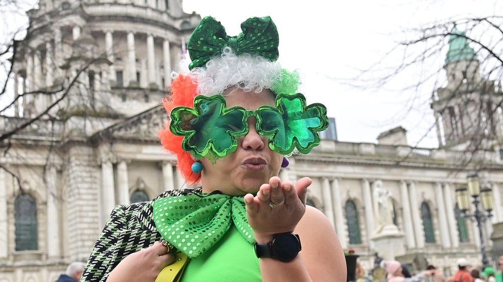 St Patrick's Day: Thousands gather for events in NI