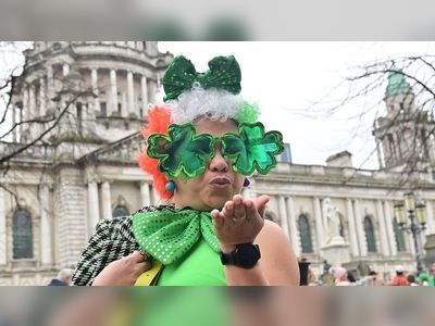 St Patrick's Day: Thousands gather for events in NI