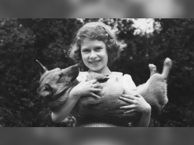 The Queen and her corgis shown in photo exhibition