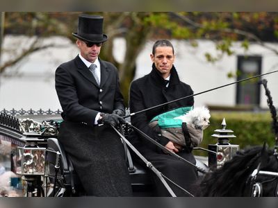 Paul O'Grady: Stars, fans and dogs turn out to say farewell at funeral