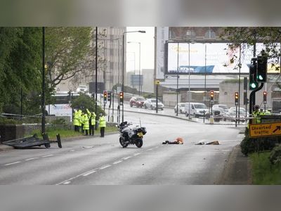 Woman injured in royal police escort crash