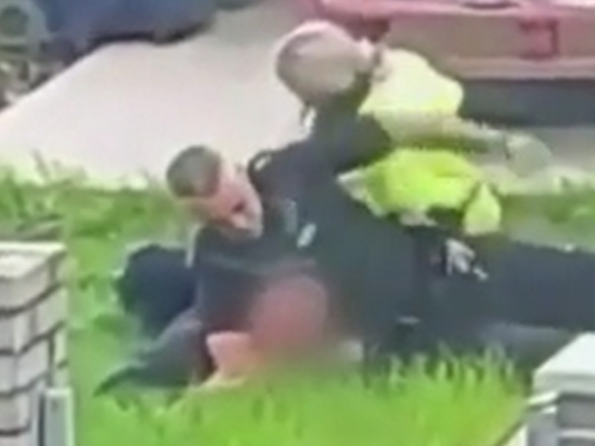 Porthmadog: Probe after police officer filmed punching suspect