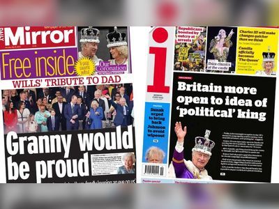 Newspaper headlines: William's pride in 'Pa' and UK open to 'political' King