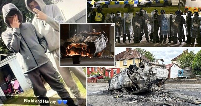 Boys whose deaths in e-bike crash sparked riots in Cardiff named and pictured