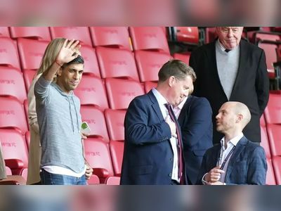 Prime Minister Rishi Sunak sees Southampton relegated from Premier League