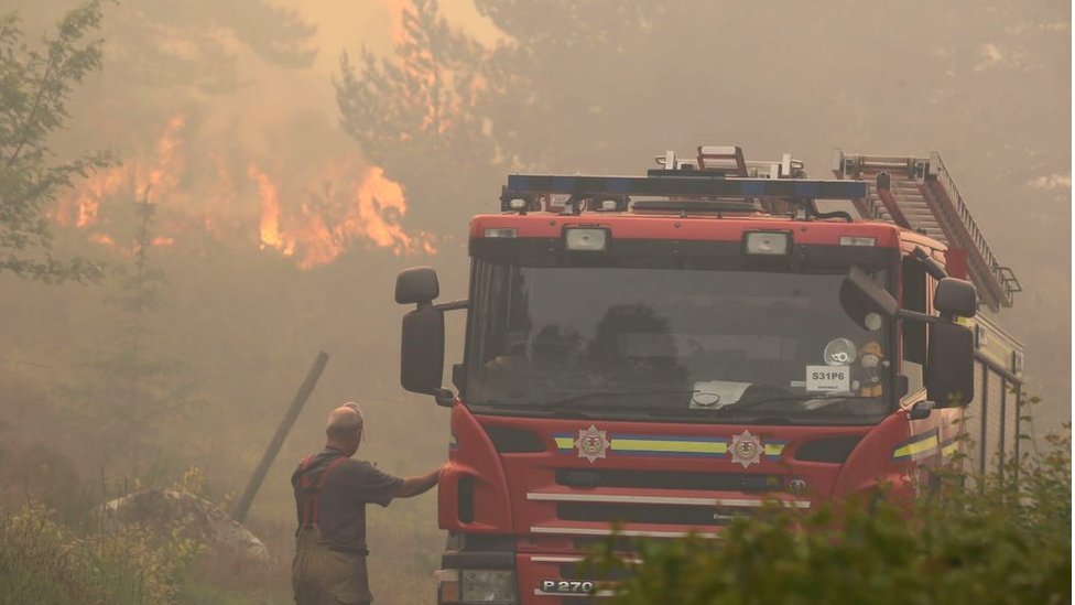 Scotland Faces Another Wildfire Crisis as Blaze Erupts Near Auchnahillin Holiday Park
