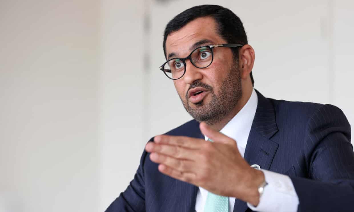Sultan Al Jaber, the chief executive of Adnoc, the UAE’s Abu Dhabi National Oil Company, and president of this year's COP28 climate summit.