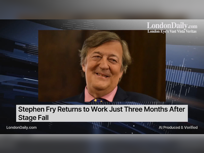 Stephen Fry Returns to Work Just Three Months After Stage Fall