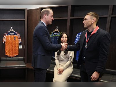 Prince William Stuns Rob Burrow and Kevin Sinfield with CBE Honors