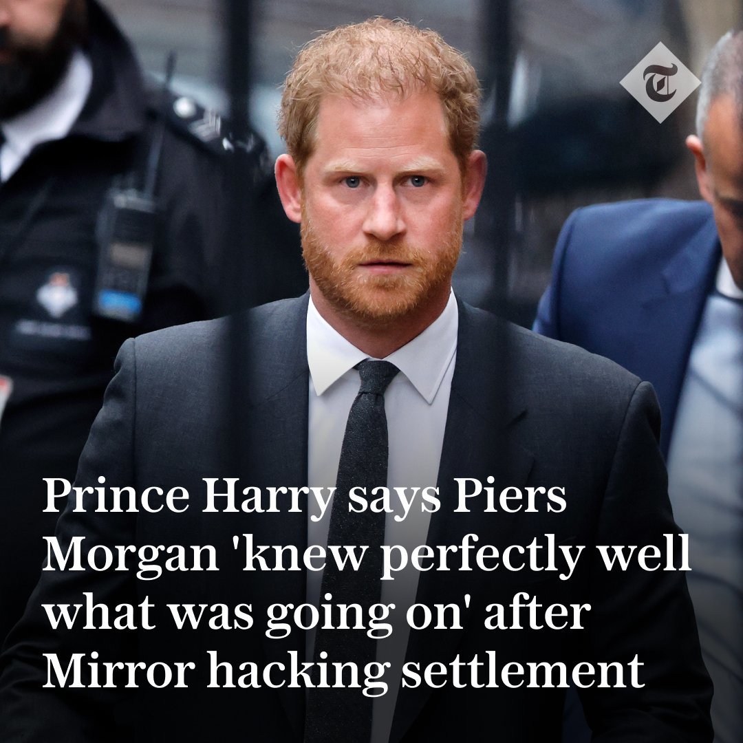 Piers Morgan knew what going on, Harry says