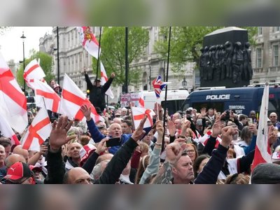 St. George's Day: Six Arrests, Disorder at Whitehall Event with Tommy Robinson