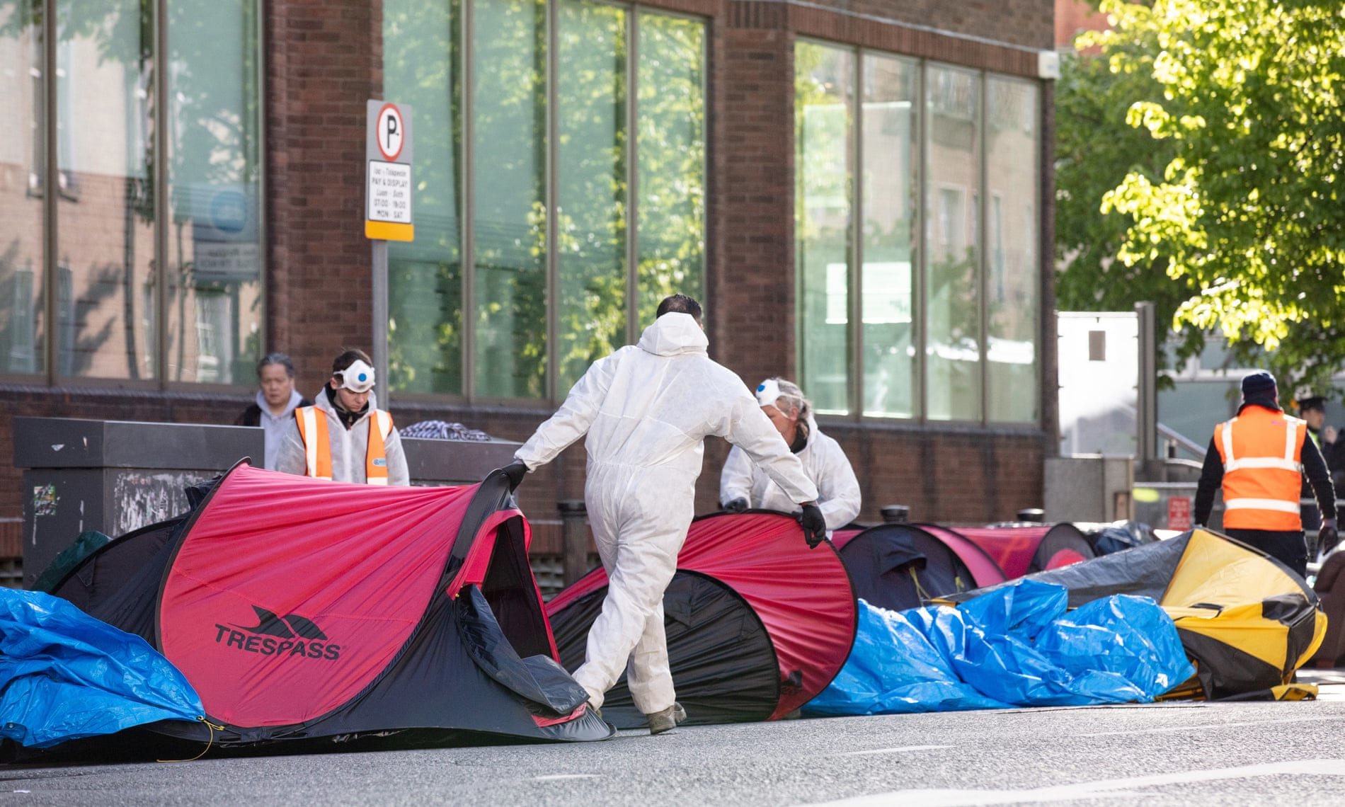 Dublin Cracks Down on Tent City: Migrants Forcibly Removed, Tents ...